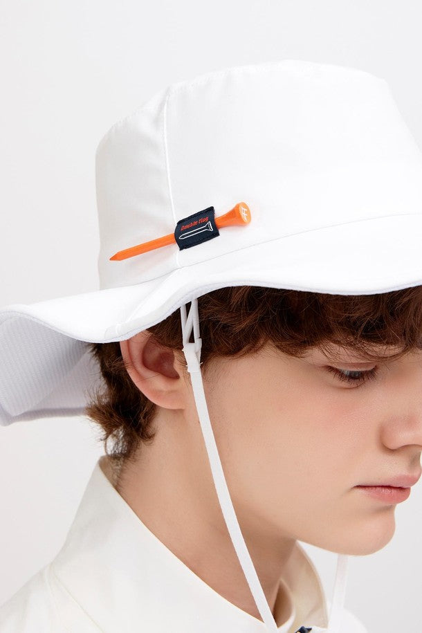DF Ivory LOGOEmbroidery Bucket Hat (DXHE2E312IV)