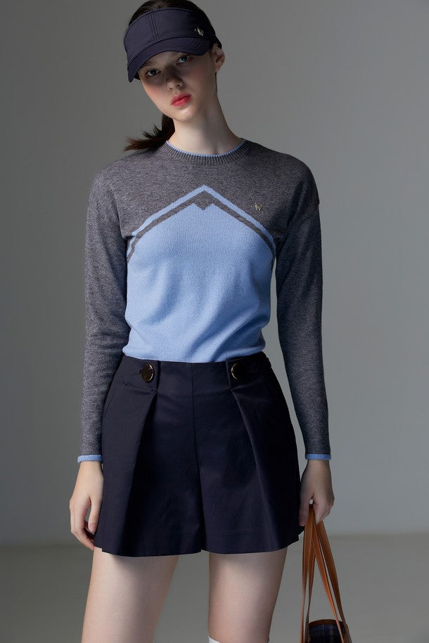 CLASSIC COLOR BLOCK KNIT