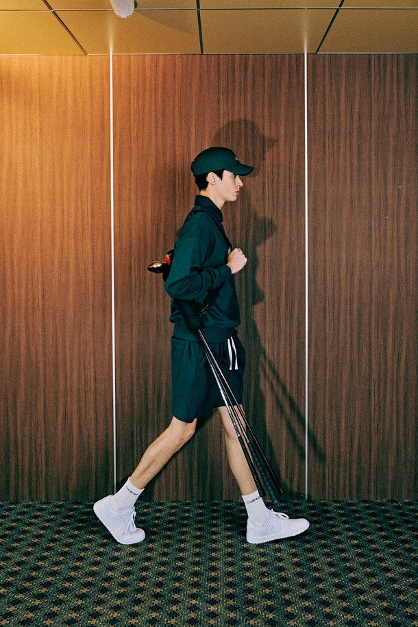 (RESTOCK)GREEN SOFT COTTON SWEATSHIRT