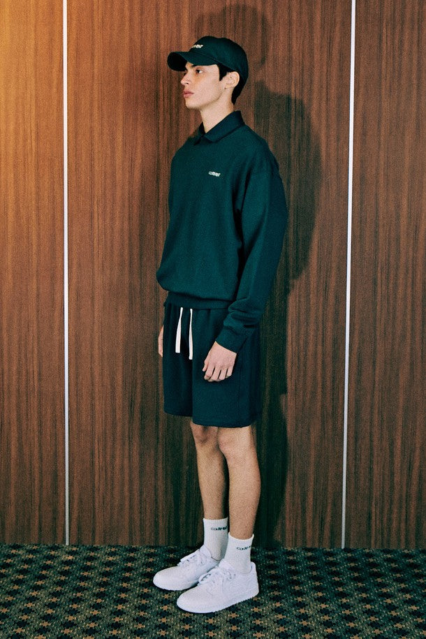 (RESTOCK)GREEN SOFT COTTON SWEATSHIRT