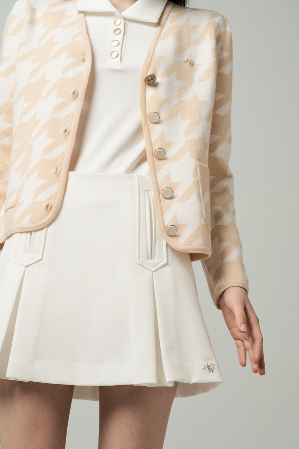 MARINE PLEATS SKIRT