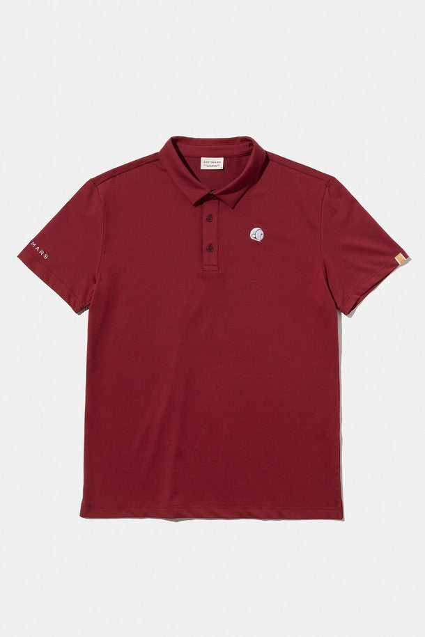 Silver Helmet Logo Polo Men