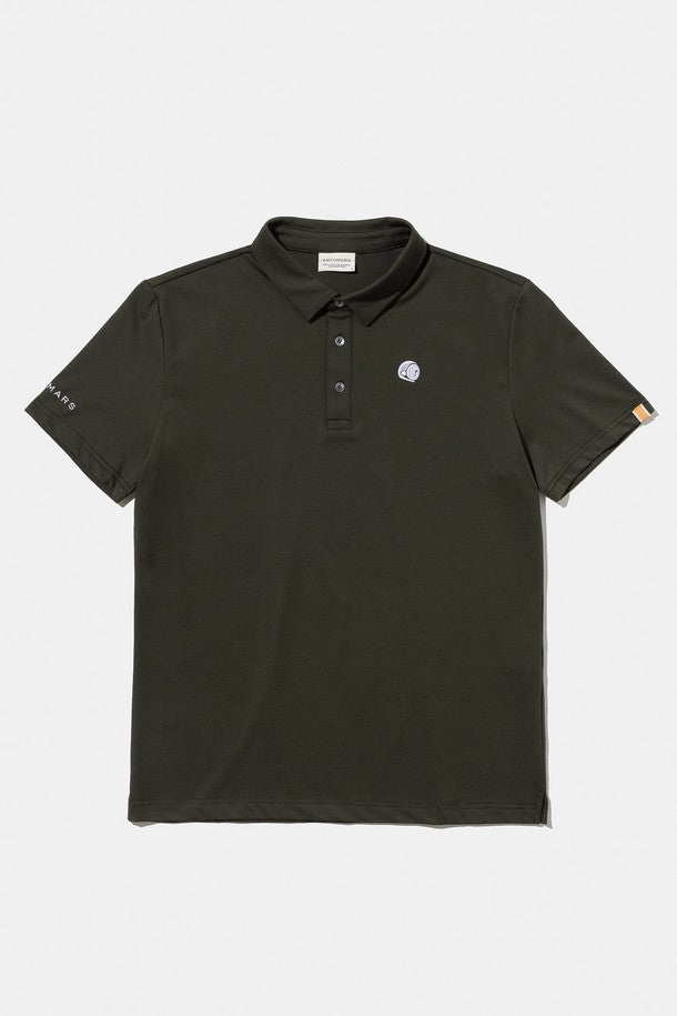 Silver Helmet Logo Polo Men