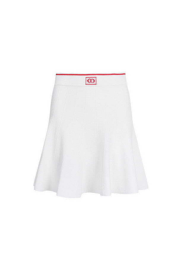 [LUCKY des SPORTS] Knit Flare Mini Skirt