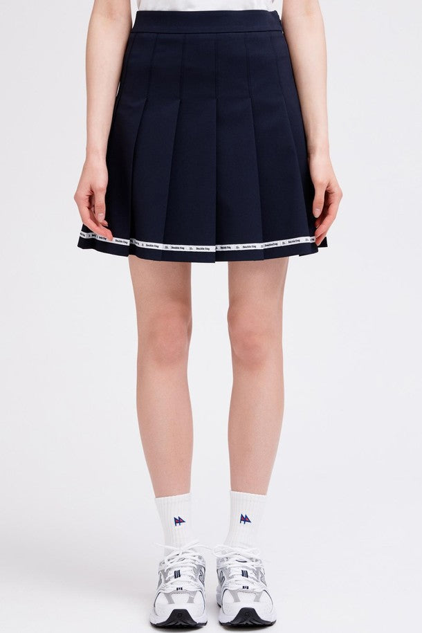 DF Navy LinedMixed Cotton MiniSkirt (DWSK2B411N3)