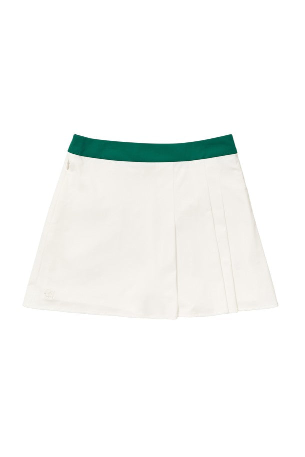GREENICH Summer Mini Skirt_White