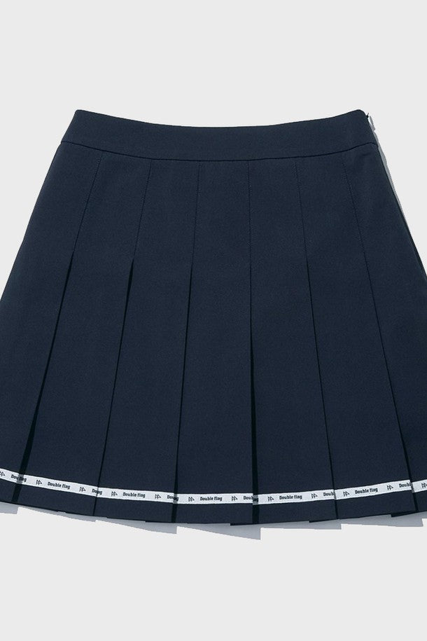 DF Navy LinedMixed Cotton MiniSkirt (DWSK2B411N3)