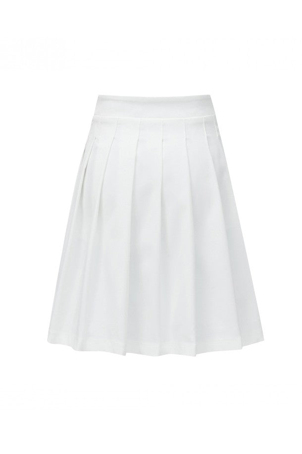 WOMEN CLASSY MIDI SKIRT (BLACK/WHITE)