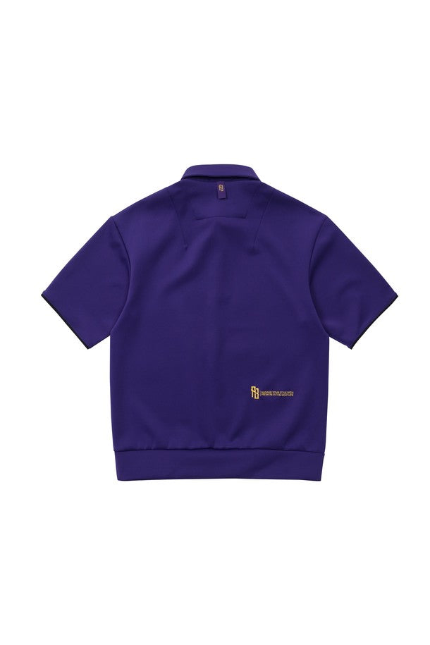 PURPLE BLOOD ARCH SYMBOL Polo HalfShirt