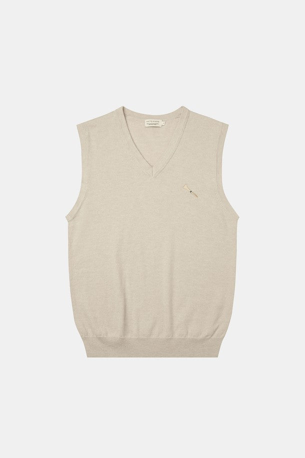 Tee Logo Knit Vest Men