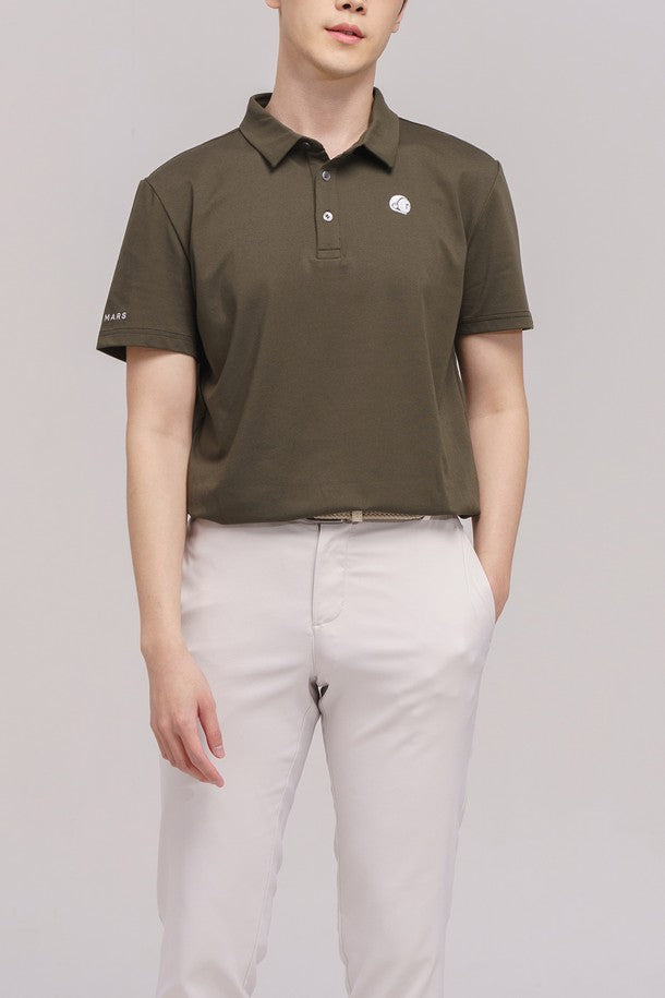 Silver Helmet Logo Polo Men