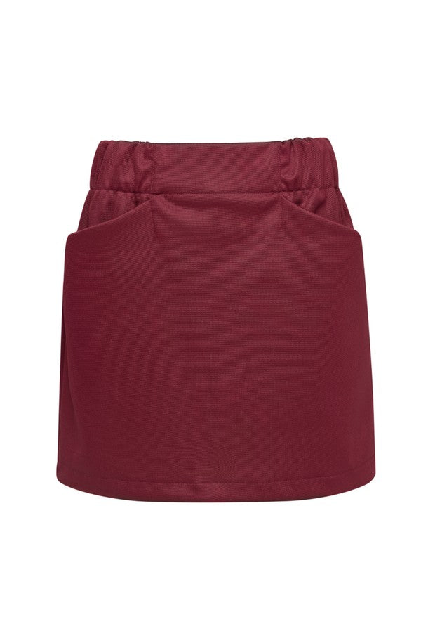 WOMEN COMFY SKIRT (WINE)