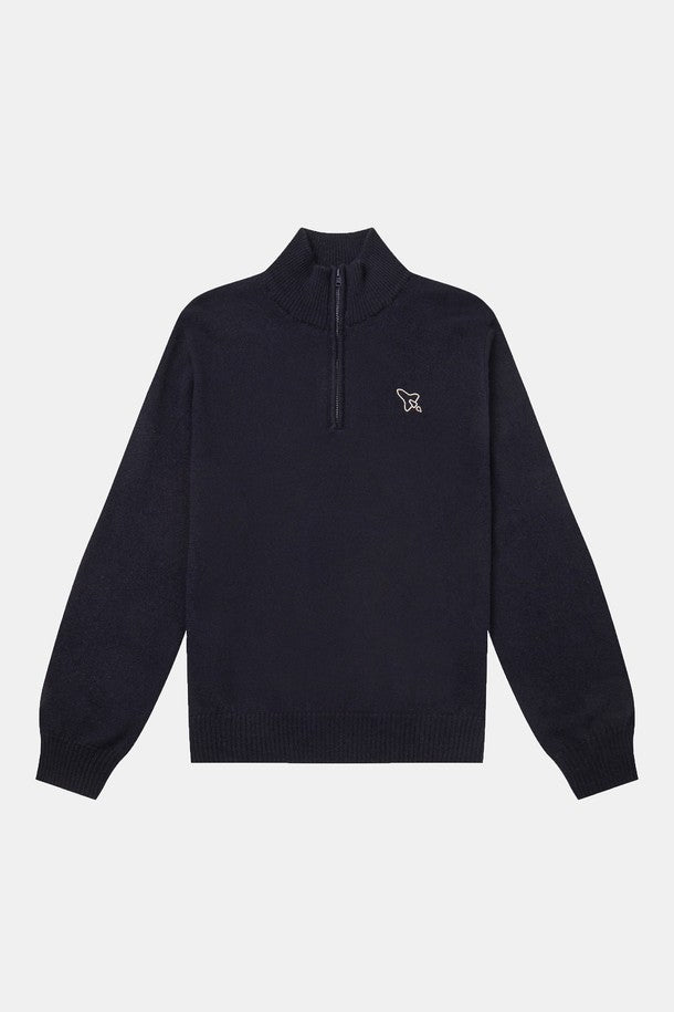 Spaceship Knit Half zip Men