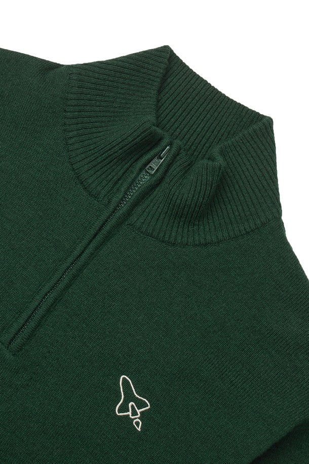Spaceship Knit Half zip Men