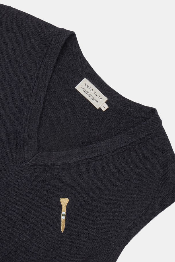 Tee Logo Knit Vest Men