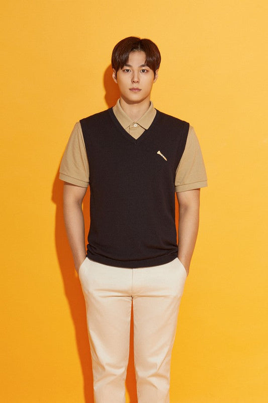 Tee Logo Knit Vest Men